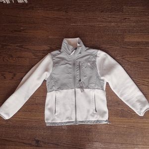 The North Face white Denali jacket size small